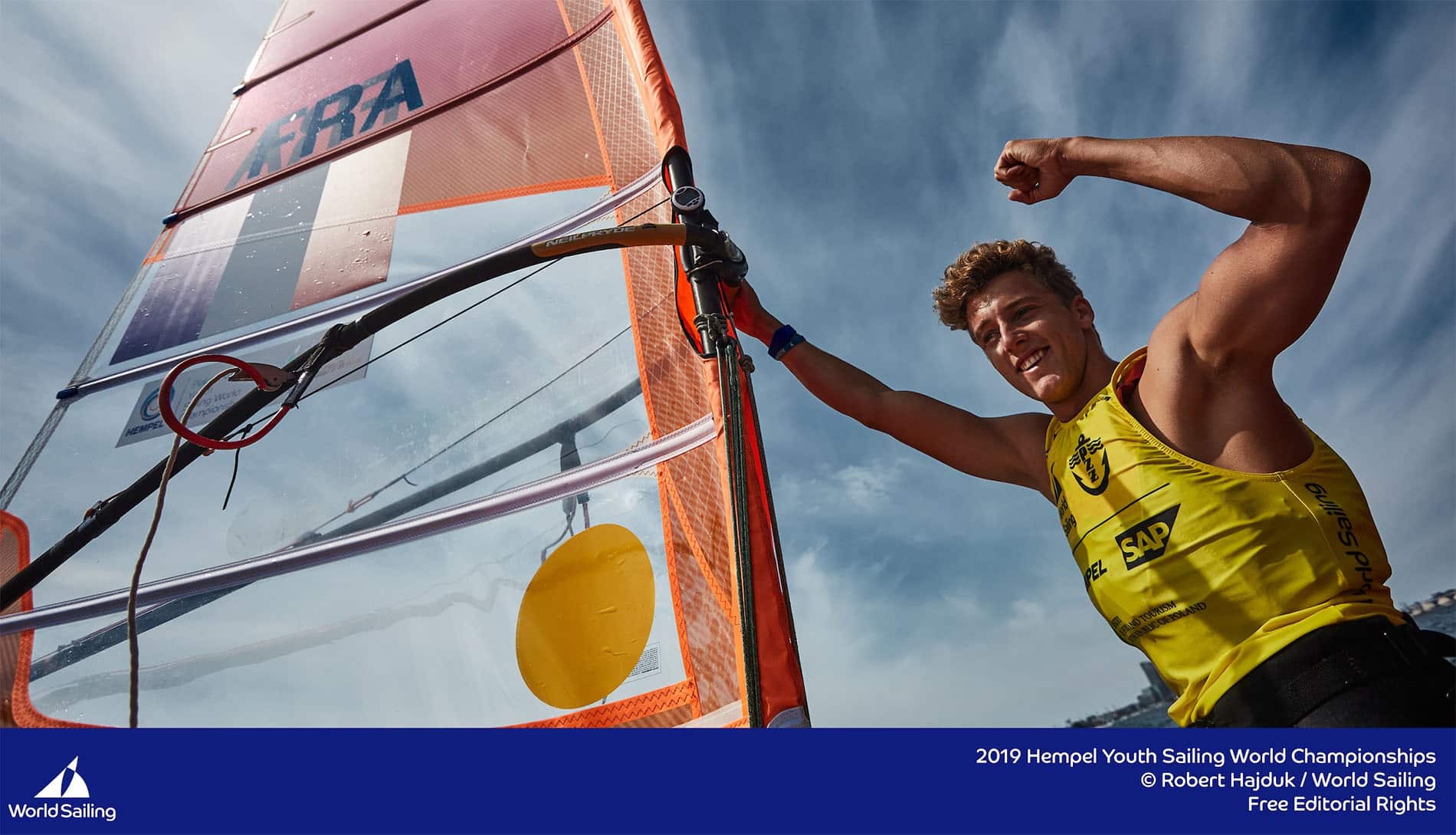 Fabien Pianazza Champion du Monde Jeune Windsurf 2019 en Pologne