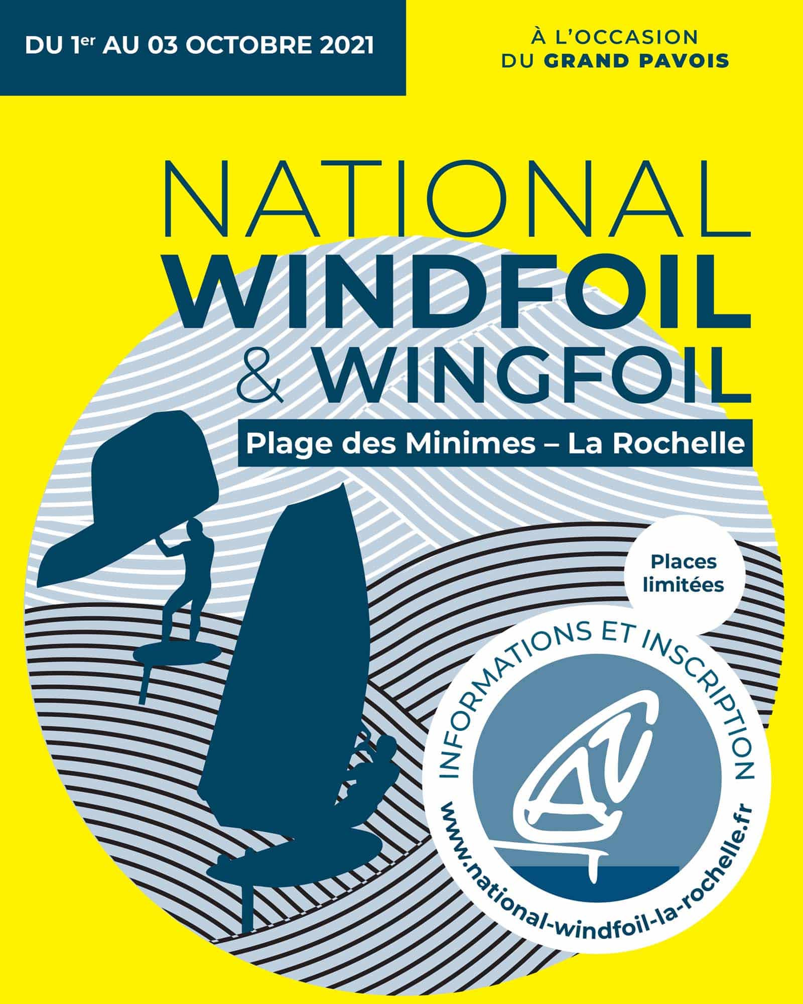 Affiche National Windfoil La Rochelle 2021