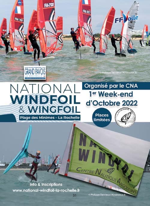 National Windfoil La Rochelle 2022 par le Centre Nautique d'Angoulins