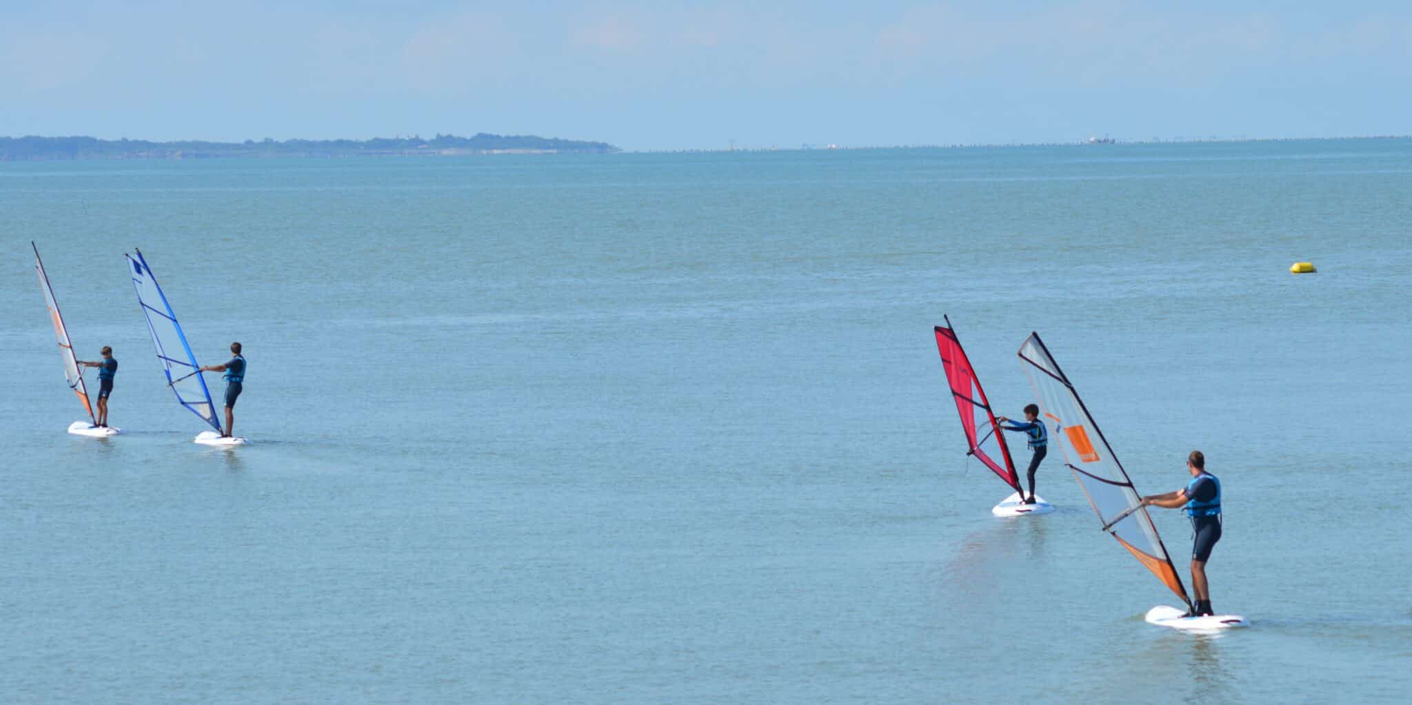 Cours particulier de planche à voile proche de Rivedoux