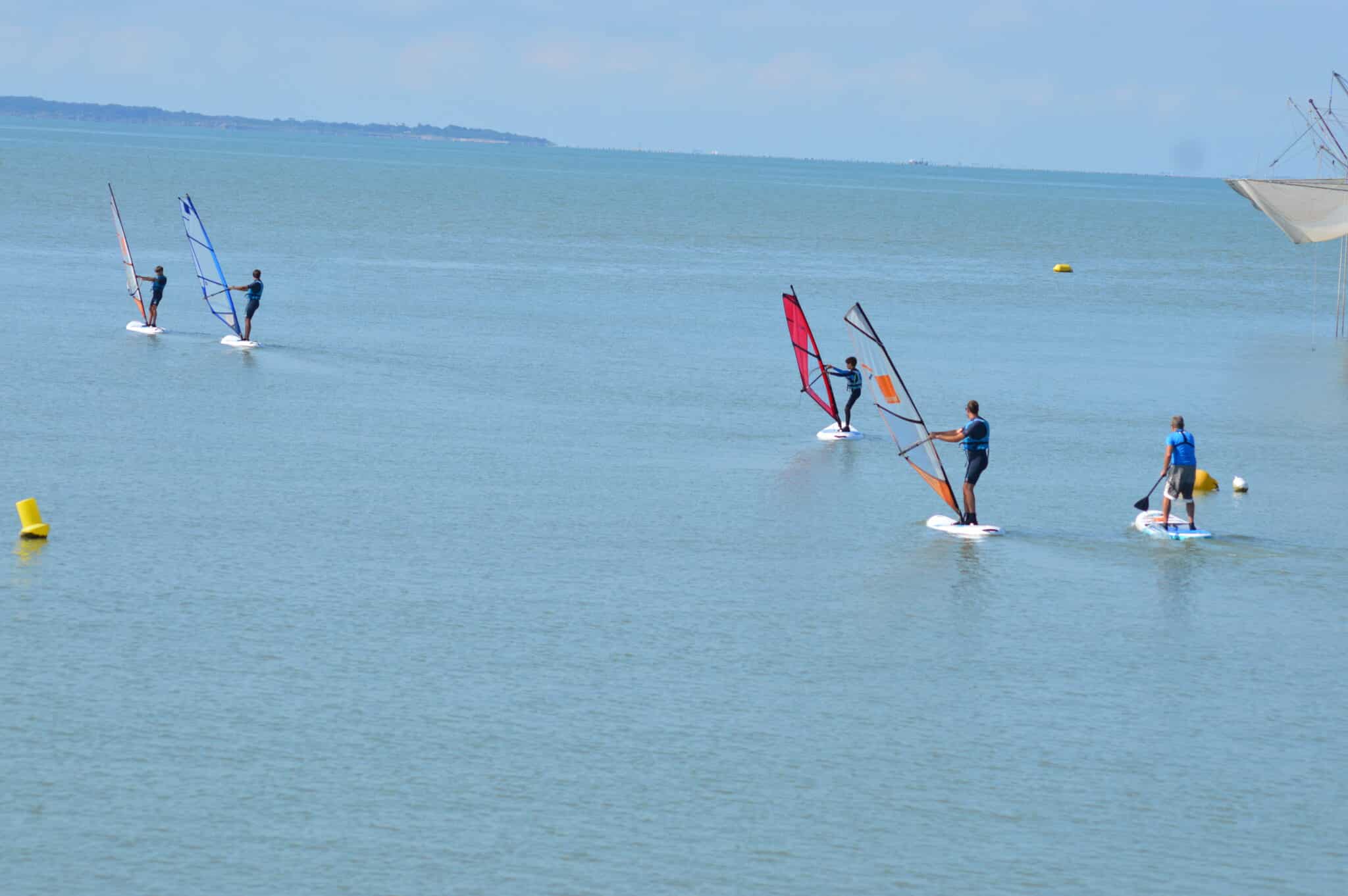 Cours particulier de planche à voile à côté de Rivedoux