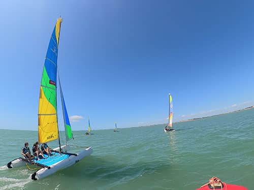 Location catamaran paddle optimist kayak 420 PH La Rochelle Angoulins